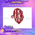 Free Red Santa Hat Free White HO HO HO Dr Seuss Christmas Free SVG - Instant Download