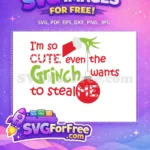 Free Candy Free Grinch Dr Seuss Christmas Free SVG - Instant Download