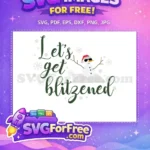 Free Cool Snowman Free Blitzed Holiday Dr Seuss Free SVG - Instant Download