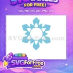 Free Light Blue Snowflake Free Winter Cutout Dr Seuss Free SVG - Instant Download
