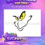 Free Yellow Eyes Free Grumpy Face Dr Seuss Grinch Free SVG - Instant Download