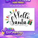 Free Colorful Christmas Lights Free Holiday Gift Box Dr Seuss Free SVG - Instant Download