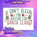 Free Sleepless Santa Free Red Green Gifts Dr Seuss Free SVG - Instant Download