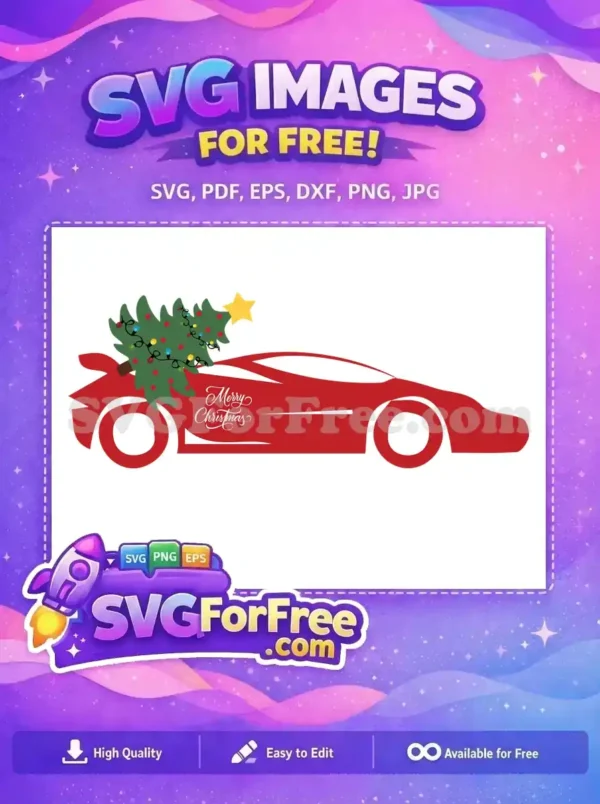 Free Red Car Free Decorated Christmas Dr Seuss Free SVG Free Red Car Free Decorated Christmas Dr Seuss Free SVG