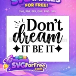 Free Radiant Script Free Bold Stars Dreams Quotes Free SVG - Instant Download