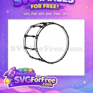 Free Black Drum Silhouette Free Musical Instrument Music Band Free SVG