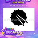 Free Dynamic Drummer Free Musical Beat Concert Performance Free SVG - Instant Download