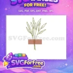 Free Olive Leaves Free Boho Dry Flower Abstract Art Free SVG - Instant Download