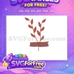 Free Terracotta Taped Free Dry Botanical Plant Art Free SVG - Instant Download