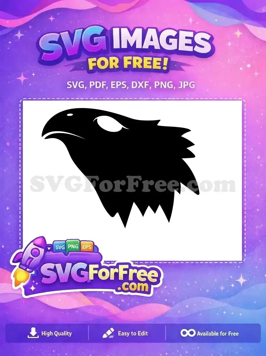 Free Black Eagle Free Majestic Raptor Power Symbol Free SVG