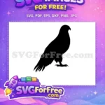 Free Bald Eagle Free Sharp Talons Wildlife Silhouette Free SVG - Instant Download