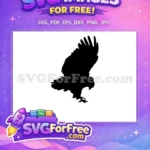 Free Aggressive Eagle Free Sharp Talons Wide Wings Eagle Free SVG - Instant Download
