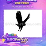 Free Flying Eagle Free Spread Wings Talons Wildlife Nature Free SVG - Instant Download