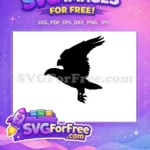 Free majestic flying eagle Free sharp talons spread wildlife vector Free SVG - Instant Download