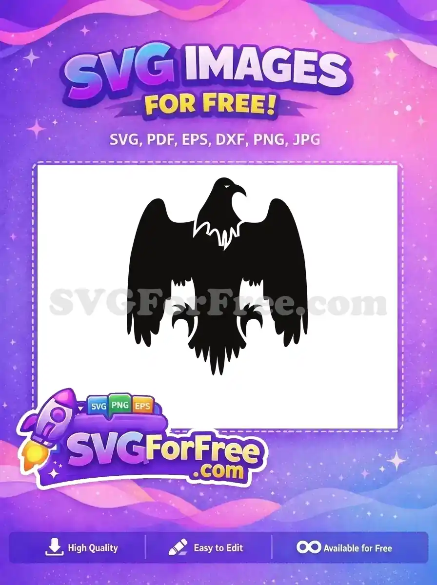 Free Majestic Black Free American Bald Eagle Silhouette Free SVG