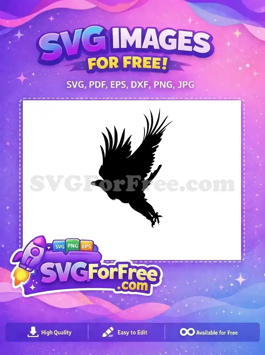 Free dynamic eagle Free soaring wings Hunter Free SVG