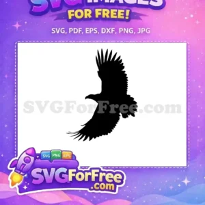 Free Black Eagle Free Wings Spread Wildlife Free SVG