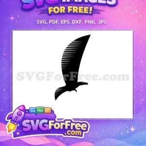 Free Black Flying Eagle Free Striped Wing Silhouette Freedom Free SVG Free Black Flying Eagle Free Striped Wing Silhouette Freedom Free SVG