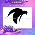 Free Majestic Black Eagle Head Free Stylized Minimalist Design Eagle Art Free SVG - Instant Download