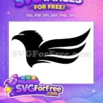 Free Black Eagle Head Free Majestic Wing American Eagle Free SVG - Instant Download
