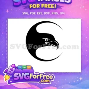 Free Black Eagle Free White Eye Beak Symbol Free SVG Free Black Eagle Free White Eye Beak Symbol Free SVG