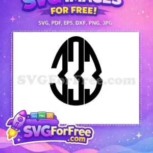 Free Bold Black 333 Free Decorative Easter Egg Earring Free SVG Free Bold Black 333 Free Decorative Easter Egg Earring Free SVG