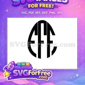 Free Abstract Black Oval Free Earring Jewelry Easter Holiday Free SVG