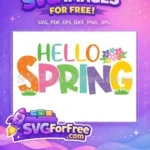 Free vibrant patterned Free floral grass Easter Earring Free SVG - Instant Download