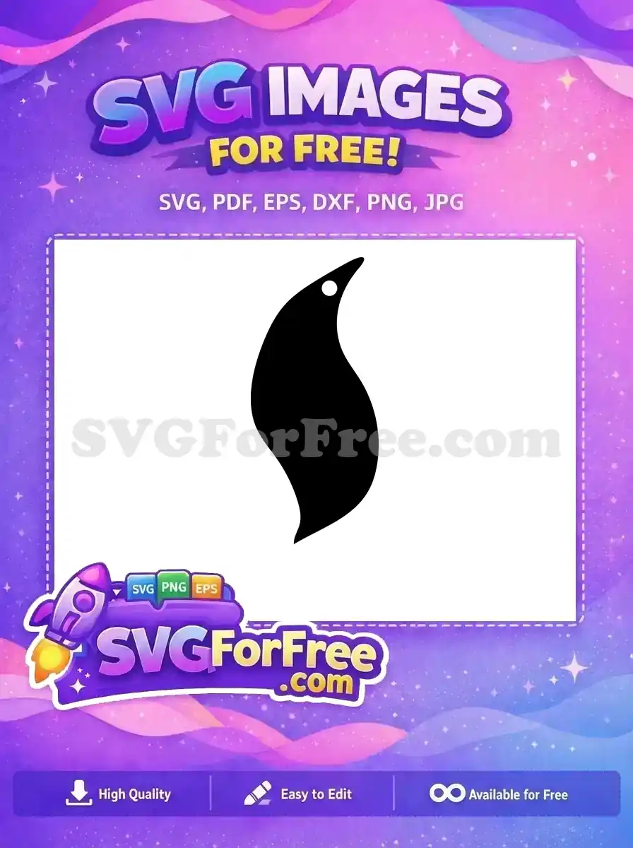 Free Black Free Flame Earring Silhouette Free SVG