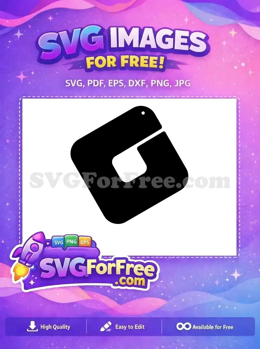 Free Black Earring Blank Free Hole Design Easter DIY Craft Free SVG