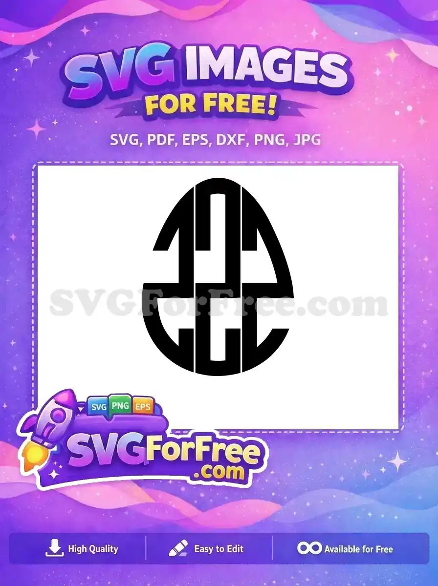 Free Black Abstract One Free Intricate Earring Design Easter Craft Free SVG
