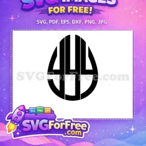 Free Black One Free Easter Earring Cutting File Free SVG