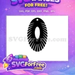 Free Minimalist Earring Free Easter Silhouette Simple Free SVG - Instant Download