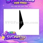 Free Black Triangle Free Modern Geometric Earrings Design Free SVG - Instant Download