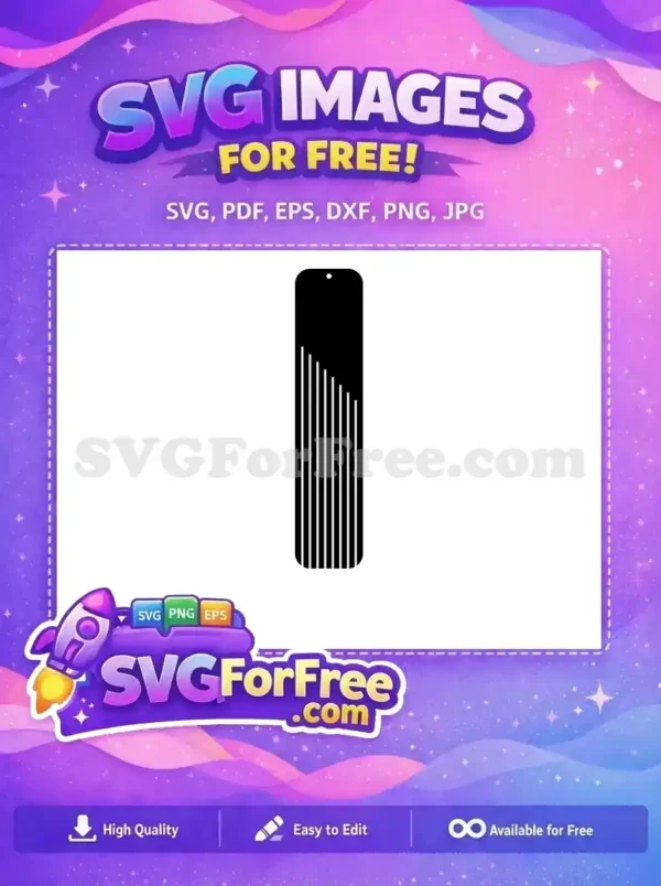 Free Gradient Bars Free Black White Tag Earring Free SVG