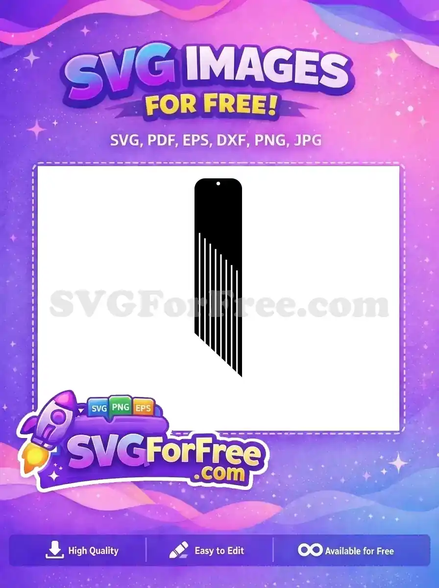 Free Black Vertical Bars Free Gradient Stripe Modern Earrings Free SVG