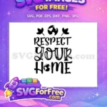 Free Earth Leaves Free Respect Home Earth Quotes Free SVG - Instant Download