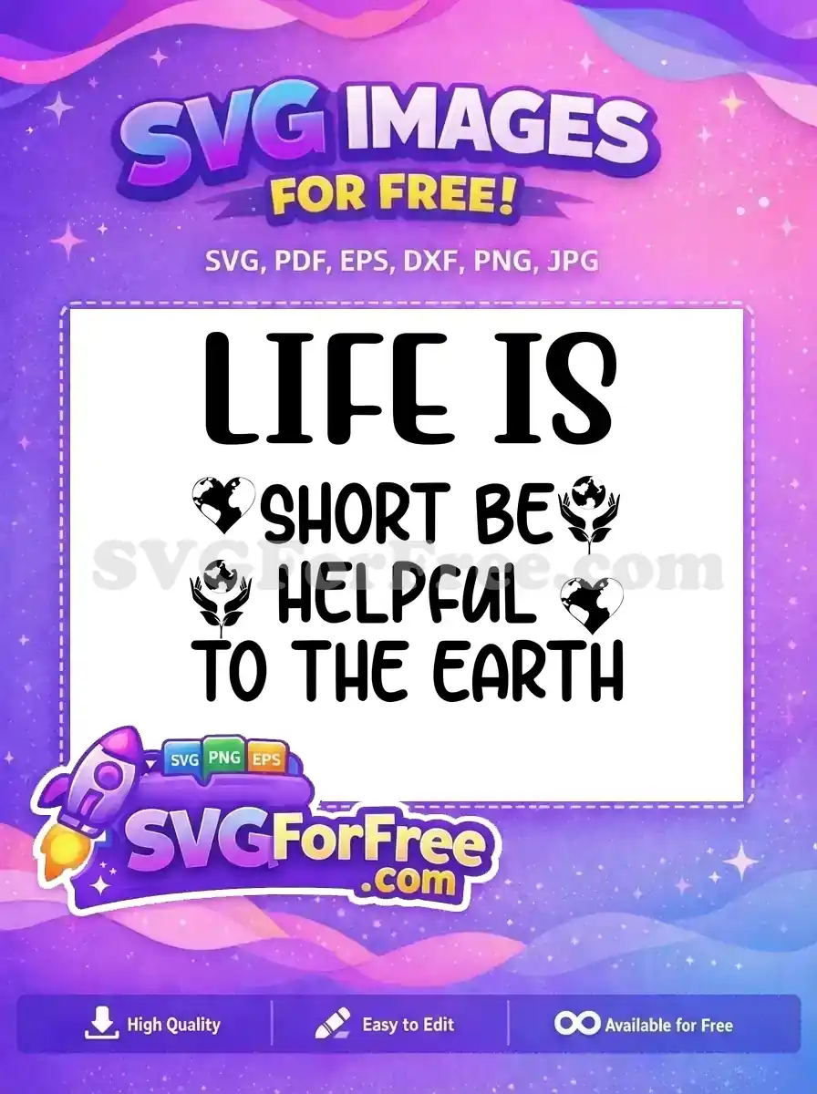 Free Earth Heart Quote Free Hands Planet Design Earth Quotes Free SVG