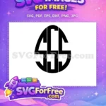 Free Black Bold Number One Free Graphic Minimalist Easter Free SVG - Instant Download