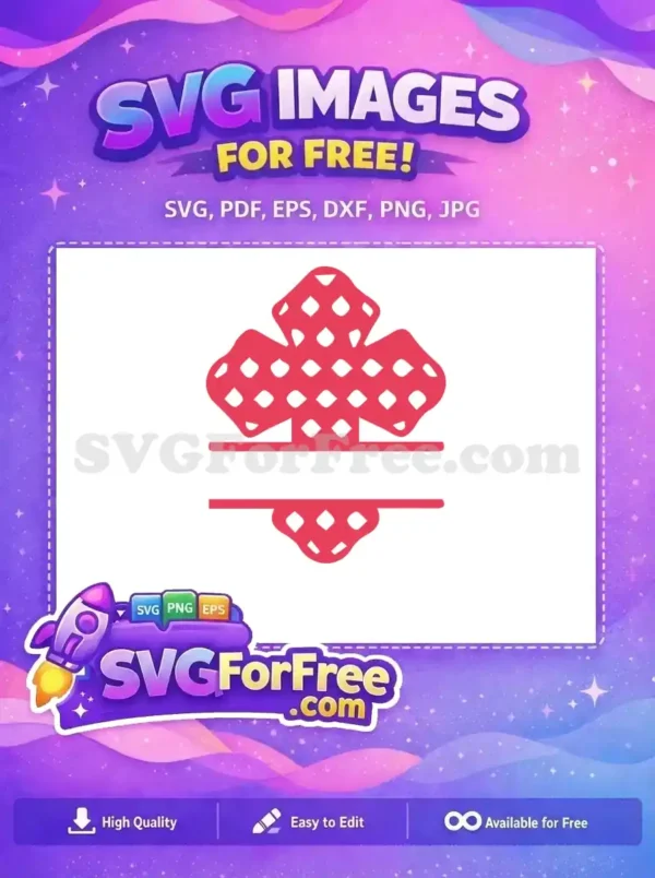 Free Red Split Frame Free Diamond Pattern Easter Free SVG Free Red Split Frame Free Diamond Pattern Easter Free SVG