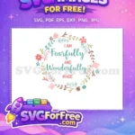 Free Pastel Floral Design Free Inspirational Quote Easter Free SVG - Instant Download
