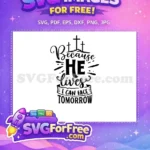 Free He Lives Free Three Crosses Easter Christian Free SVG - Instant Download