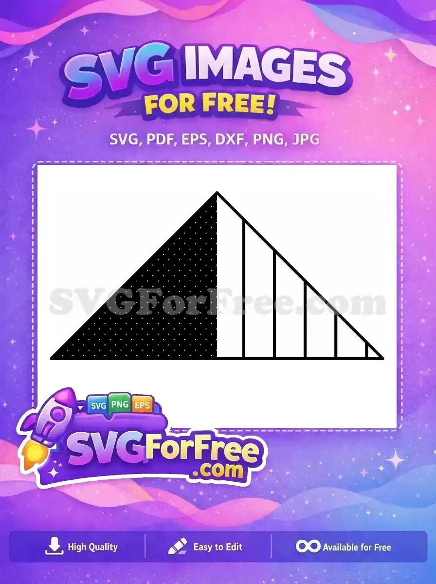 Free White Dot Pattern Free Geometric Triangle Element Number One Free SVG