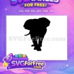 Free Graceful Design Free Wildlife Art Elephant Silhouette Free SVG - Instant Download