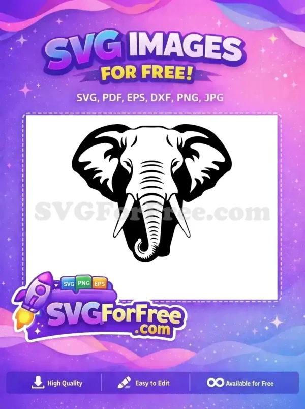 Free Black Elephant Free Majestic Animal Safari Wildlife Free SVG 1 Free Black Elephant Free Majestic Animal Safari Wildlife Free SVG 1