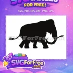 Free Woolly Mammoth Free Ancient Beast Ice Age Free SVG - Instant Download