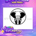Free Flying Baby Elephant Free Dumbo Silhouette Disney Free SVG - Instant Download