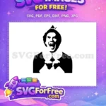 Free Shouting Free Green-Hat Elf Buddy's Musical Christmas Free SVG - Instant Download
