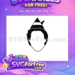 Free striped elf hat Free wavy hair Elf Buddy's Musical Christmas Free SVG - Instant Download