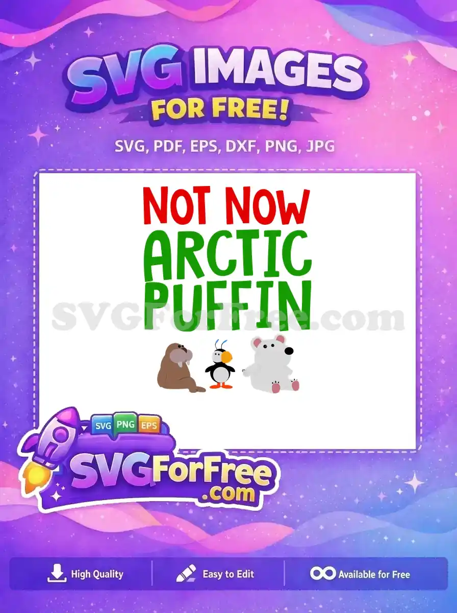 Free Arctic Puffin Free Elf Buddy's Musical Christmas Free SVG